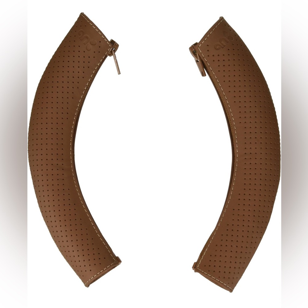 UPPAbaby Leather Handlebar Cover for Vista Stroller – Full Grain Leather, saddle